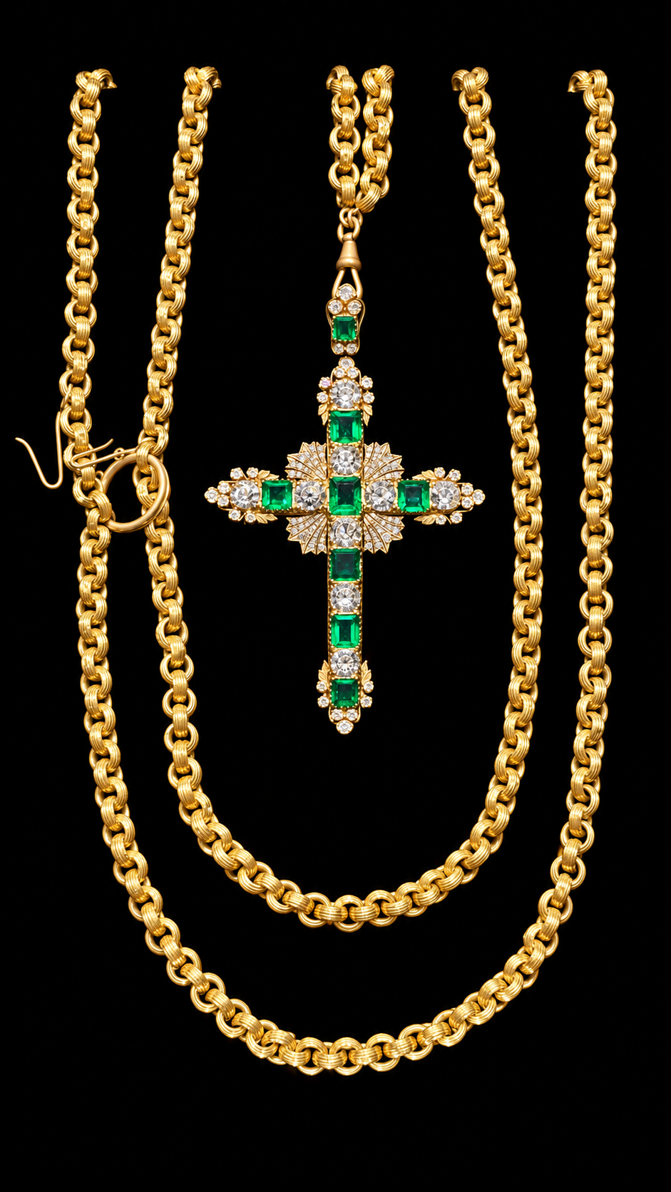Collana d’oro con croce del Museo del Tesoro di San Gennaro