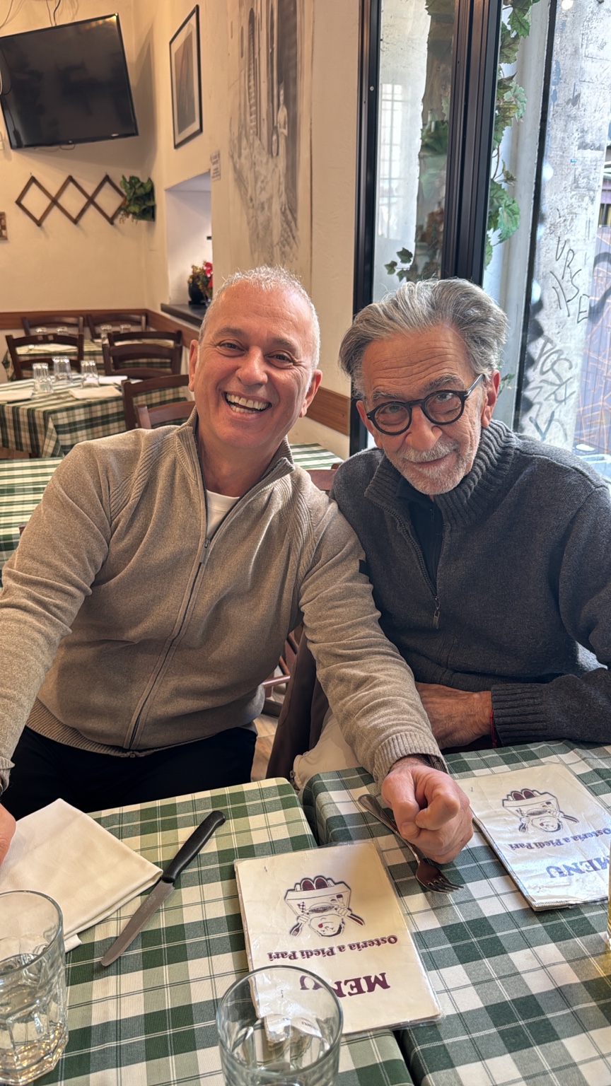 Massimo Maggio con Oliviero Rinaldi