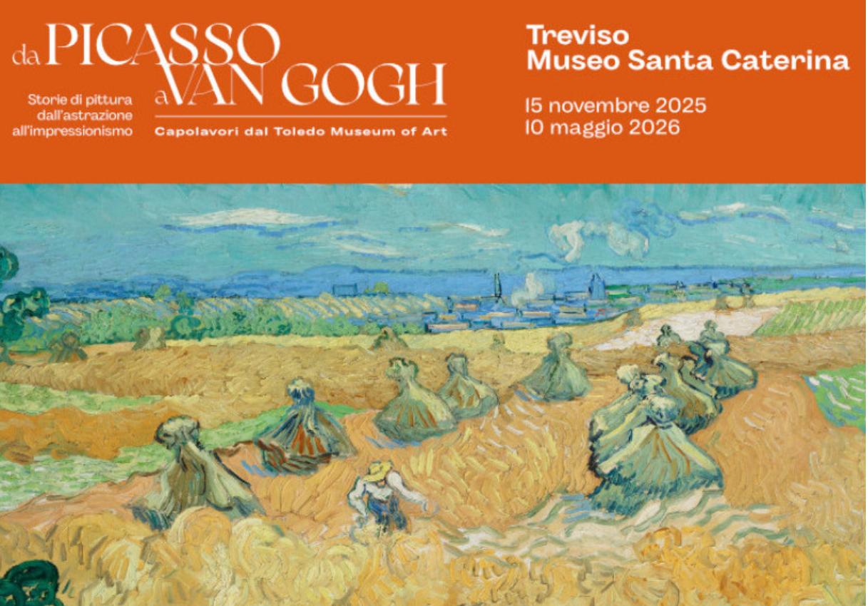 Locandina della mostra Da Picasso a Van Gogh